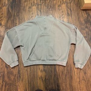 White fox quarter zip